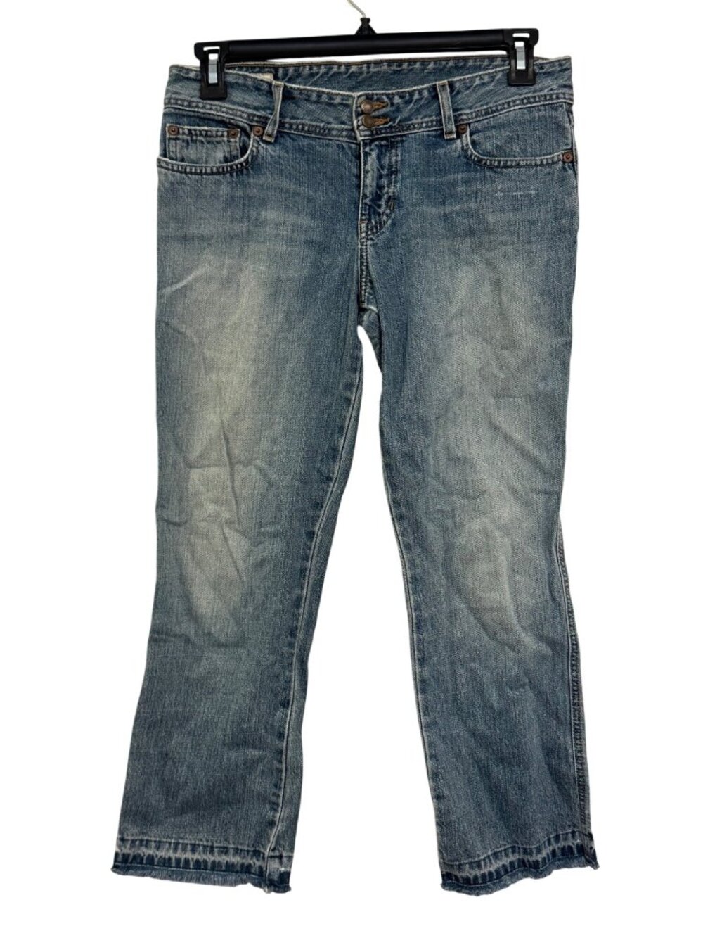 vintage Abercrombie & Fitch Womens Distressed Blue Jeans Size 6R Made In USA